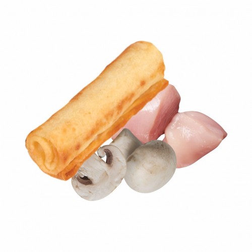 Млинці з куркою та грибами